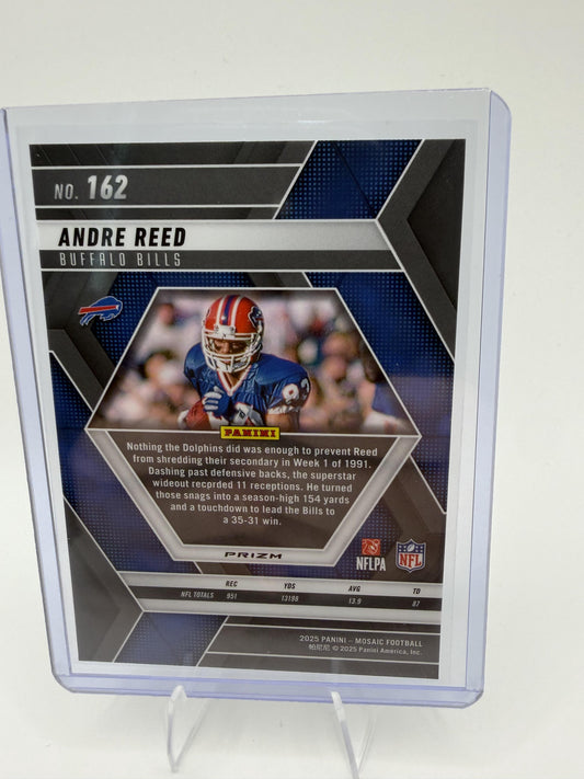 2025 Panini Mosaic #162 Andre Reed Purple Scope
