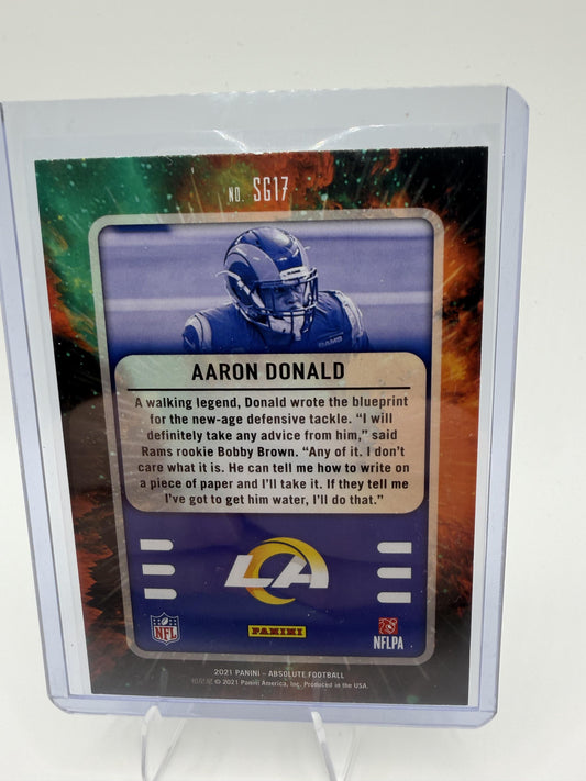 2021 Panini Absolute #SG17 Aaron Donald Star Gazing