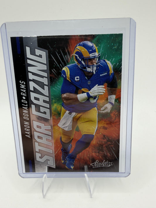 2021 Panini Absolute #SG17 Aaron Donald Star Gazing