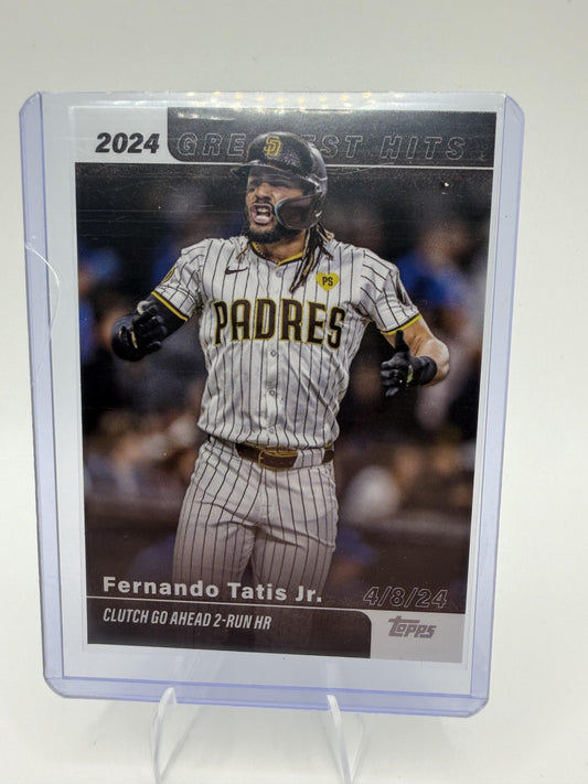 2025 Topps #GH-9 Fernando Tatis Jr. 2024 Greatest Hits