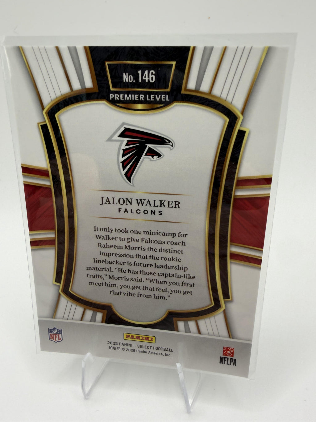 2025 Panini Select #146 Jalon Walker