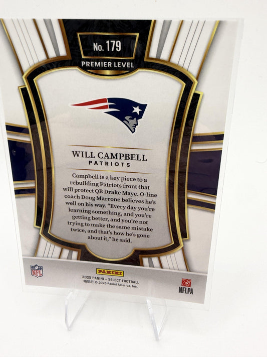 2025 Panini Select #179 Will Campbell