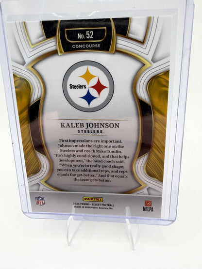 2025 Panini Select #52 Kaleb Johnson