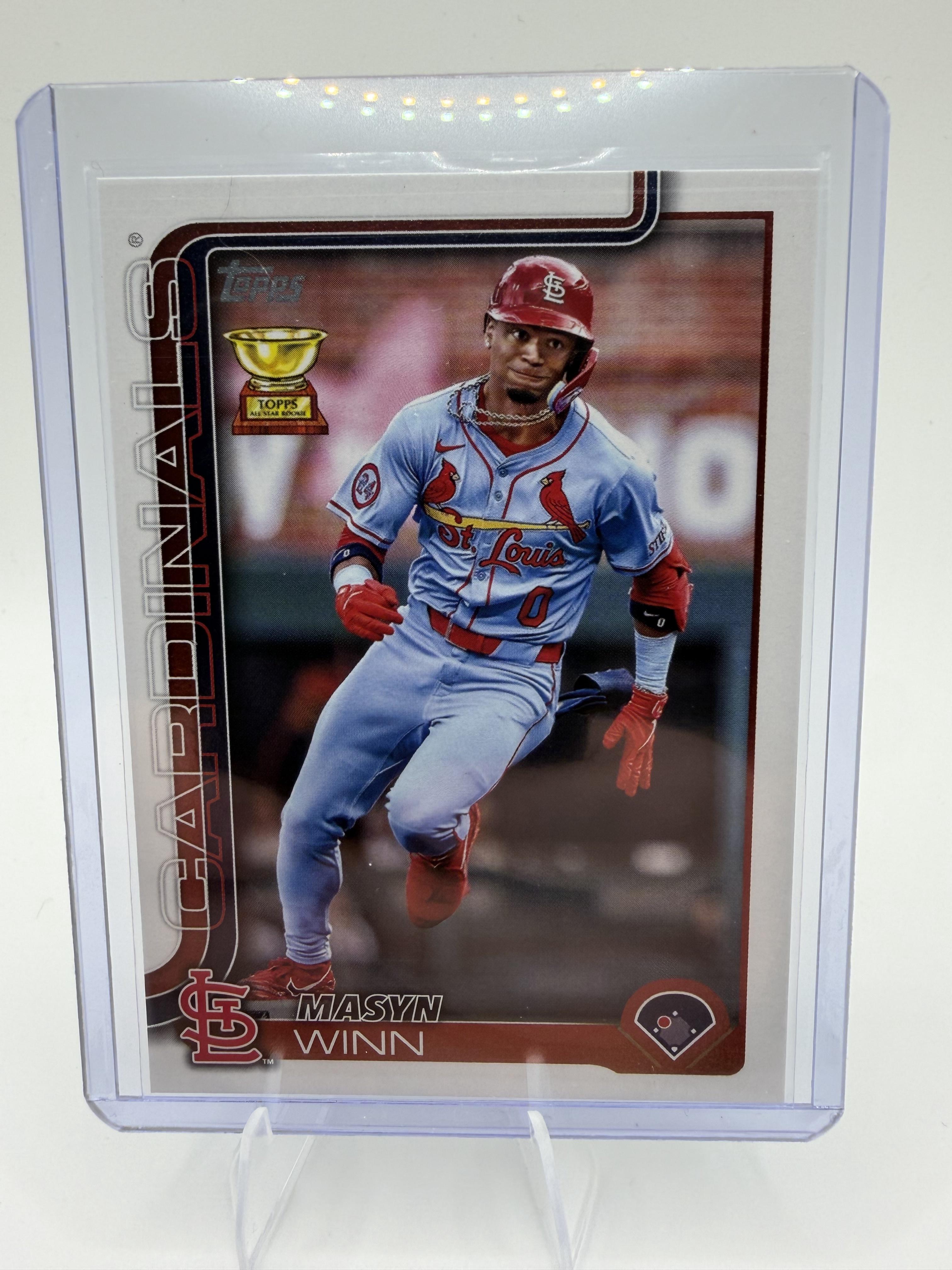 2025 Topps Chrome #244 Masyn Winn Refractors
