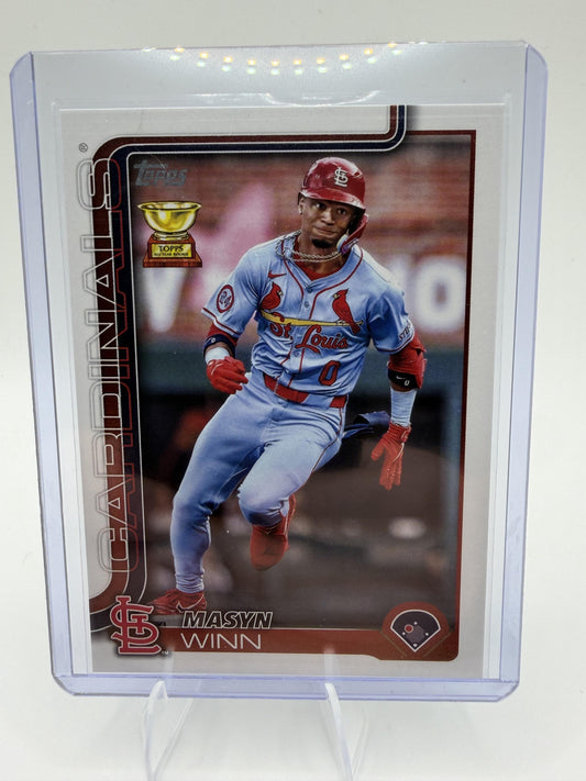 2025 Topps Chrome #244 Masyn Winn Refractors