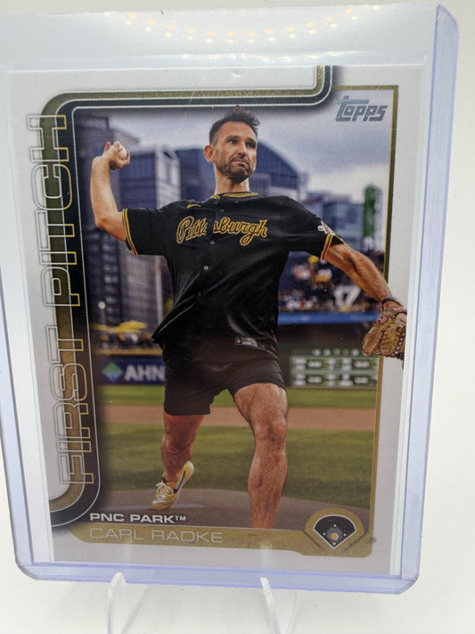 2025 Topps #FP-6 Carl Radke First Pitch (Series One)