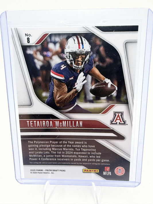 2025 Panini Prizm Draft Picks #8 Tetairoa McMillan