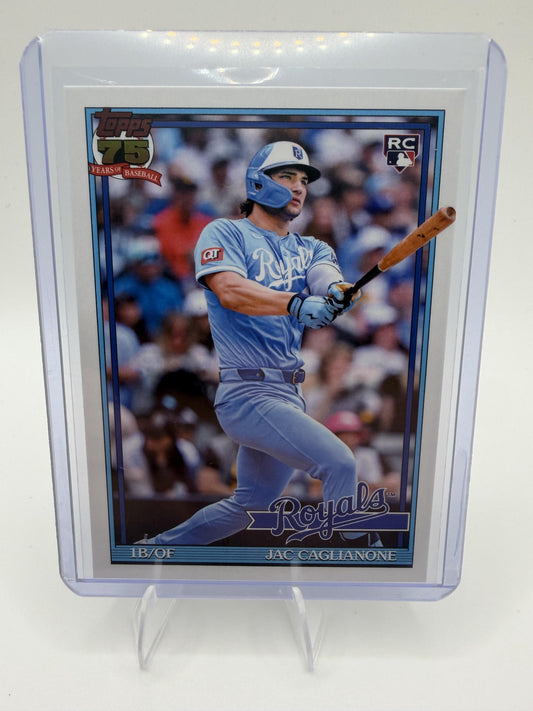 2026 Topps #T91-42 Jac Caglianone 1991 Topps Baseball 35th Anniversary Series 1
