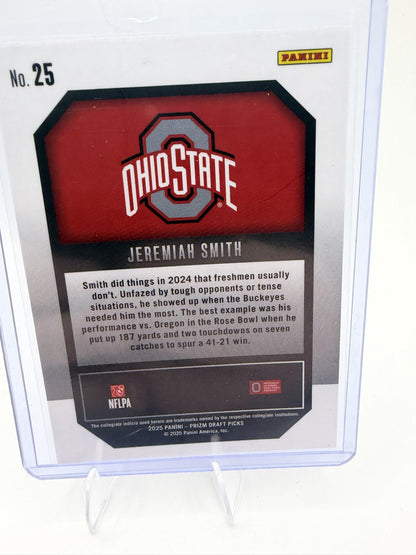 2025 Panini Prizm Draft Picks #25 Jeremiah Smith New Recruits