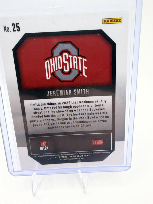 2025 Panini Prizm Draft Picks #25 Jeremiah Smith New Recruits
