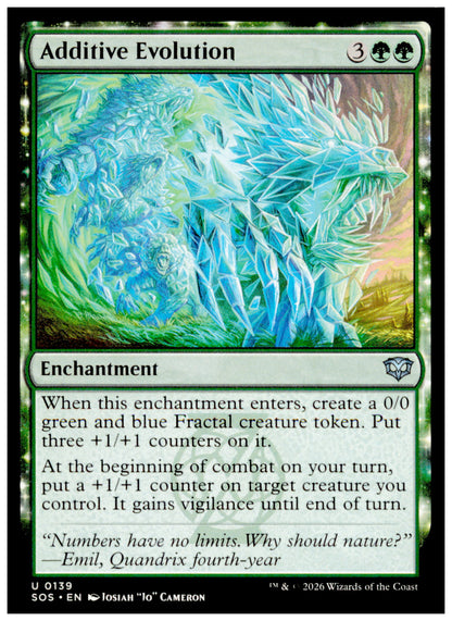 Additive Evolution 0139 SOS 2026 MTG Enchantment Secrets of Strixhaven NM