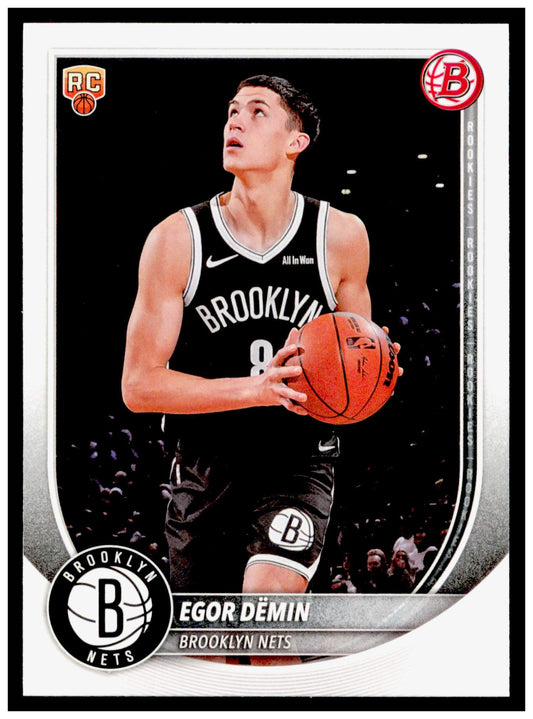 2025-26 Bowman #8 Egor Dëmin Rookie Card