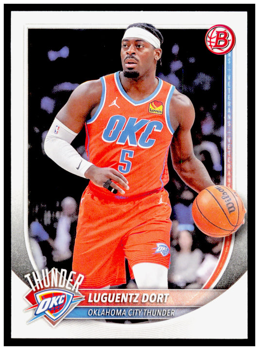 2025-26 Bowman #184 Luguentz Dort Card