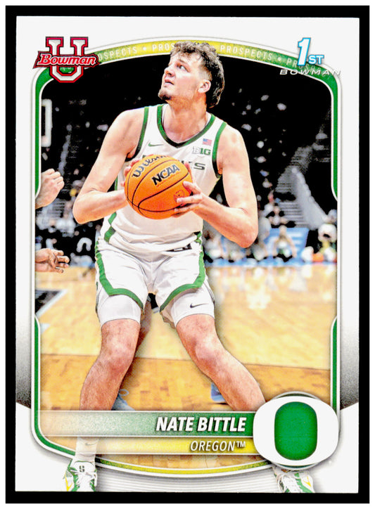 2025-26 Bowman #BPP-88 Nate Bittle Prospects Card