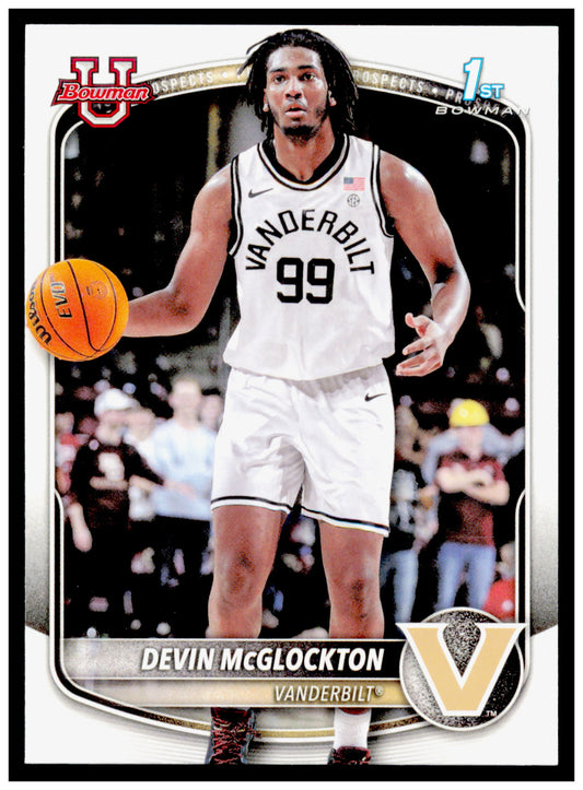 2025-26 Bowman #BPP-56 Devin McGlockton Prospects Card