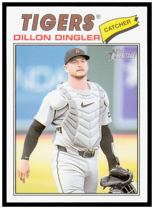 2026 Topps Heritage Dillon Dingler Card Detroit Tigers #73