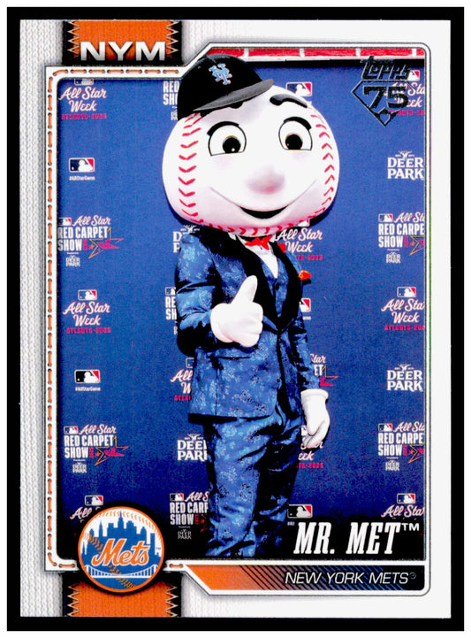 2026 Topps Mr. Met Card Mascots New York Mets #M-11
