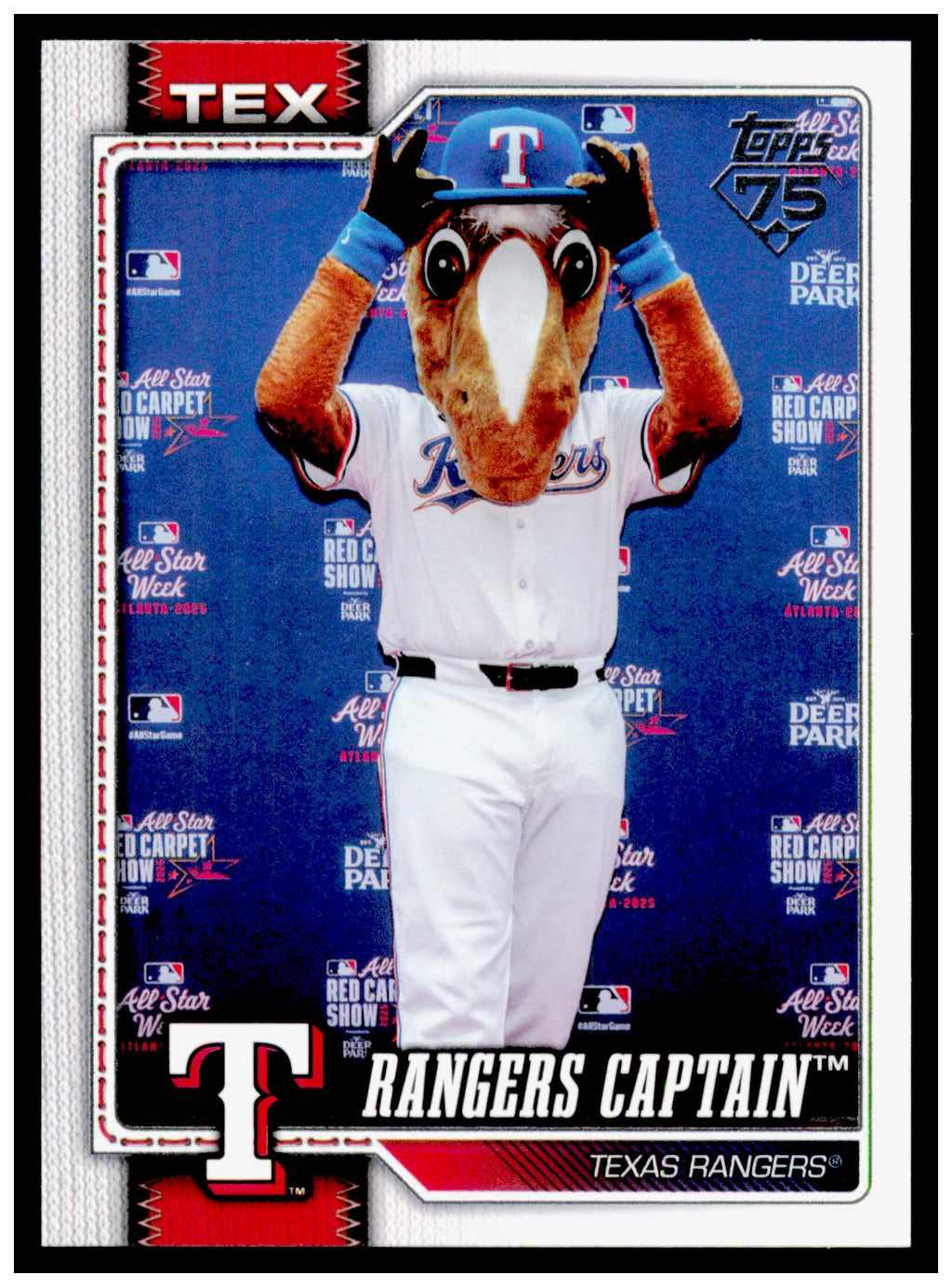 2026 Topps Rangers Captain Card Mascots Texas Rangers #M-12