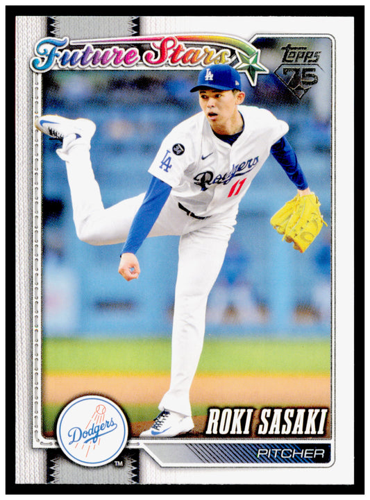 2026 Topps Roki Sasaki Card Los Angeles Dodgers #66