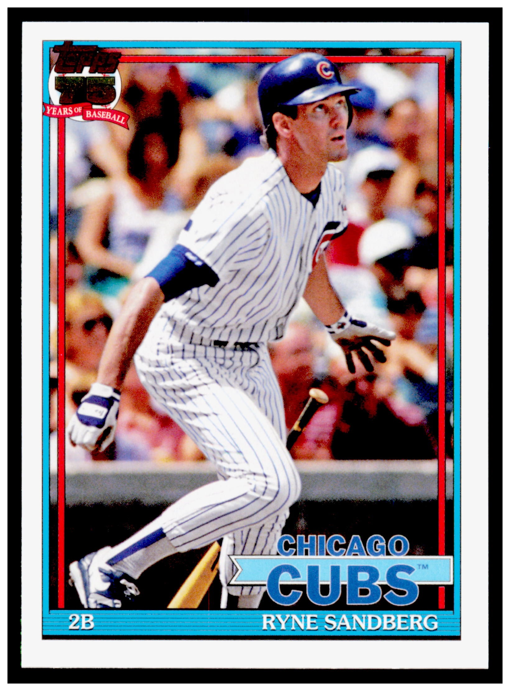 2026 Topps Ryne Sandberg Card 1991 Topps Baseball 35th Anniversary Cubs #T91-25