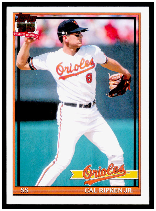2026 Topps Cal Ripken Jr. Card 1991 Topps Baseball 35th Anniversary   Orioles