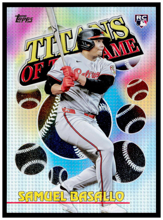2026 Topps Samuel Basallo Card Titans of the Game Baltimore Orioles #TOG-10