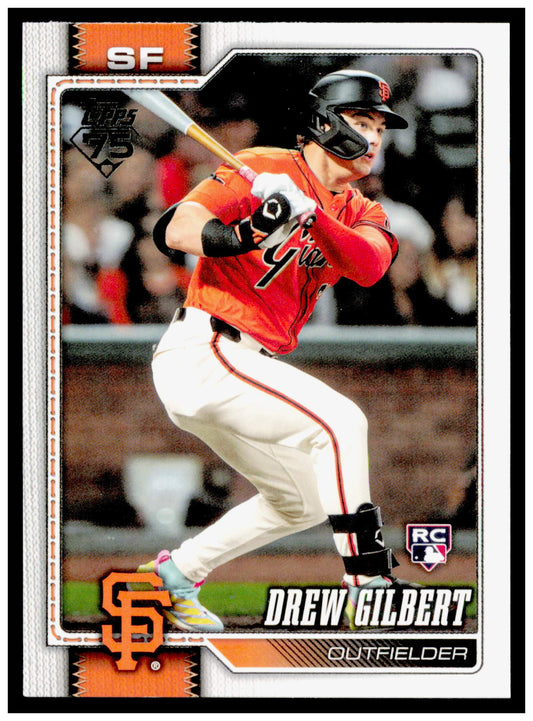 2026 Topps Drew Gilbert Card RC San Francisco Giants #155