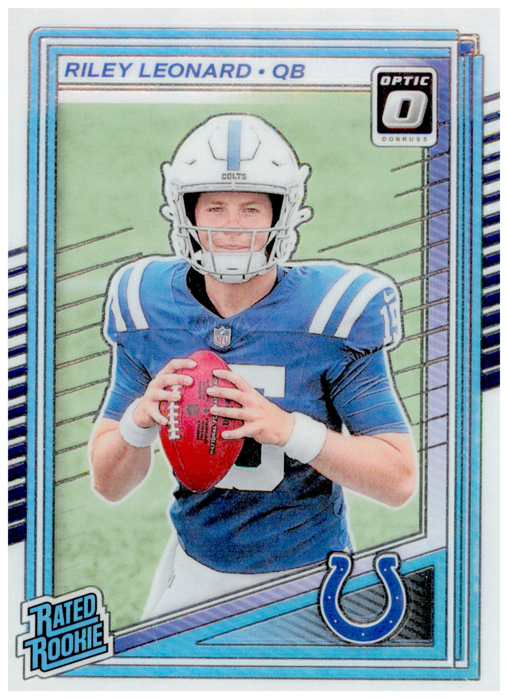 2025 Donruss Optic Riley Leonard Card RC Indianapolis Colts #255