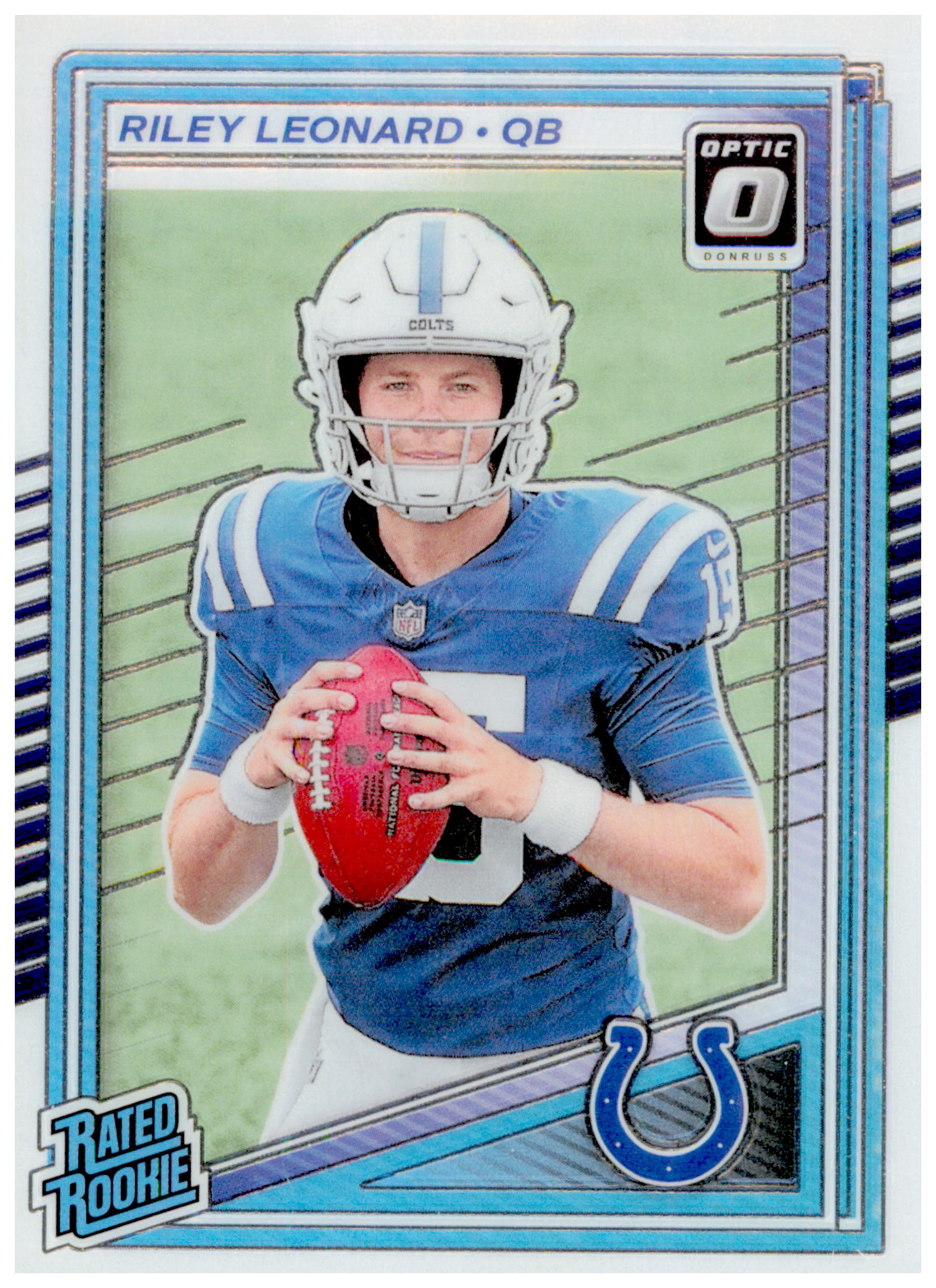 2025 Donruss Optic Riley Leonard Card RC Indianapolis Colts #255
