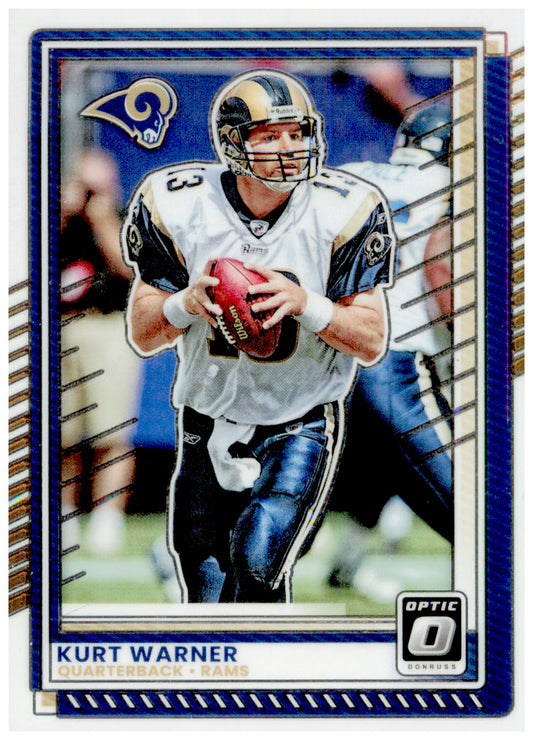 2025 Donruss Optic Kurt Warner Card St. Louis Rams #27