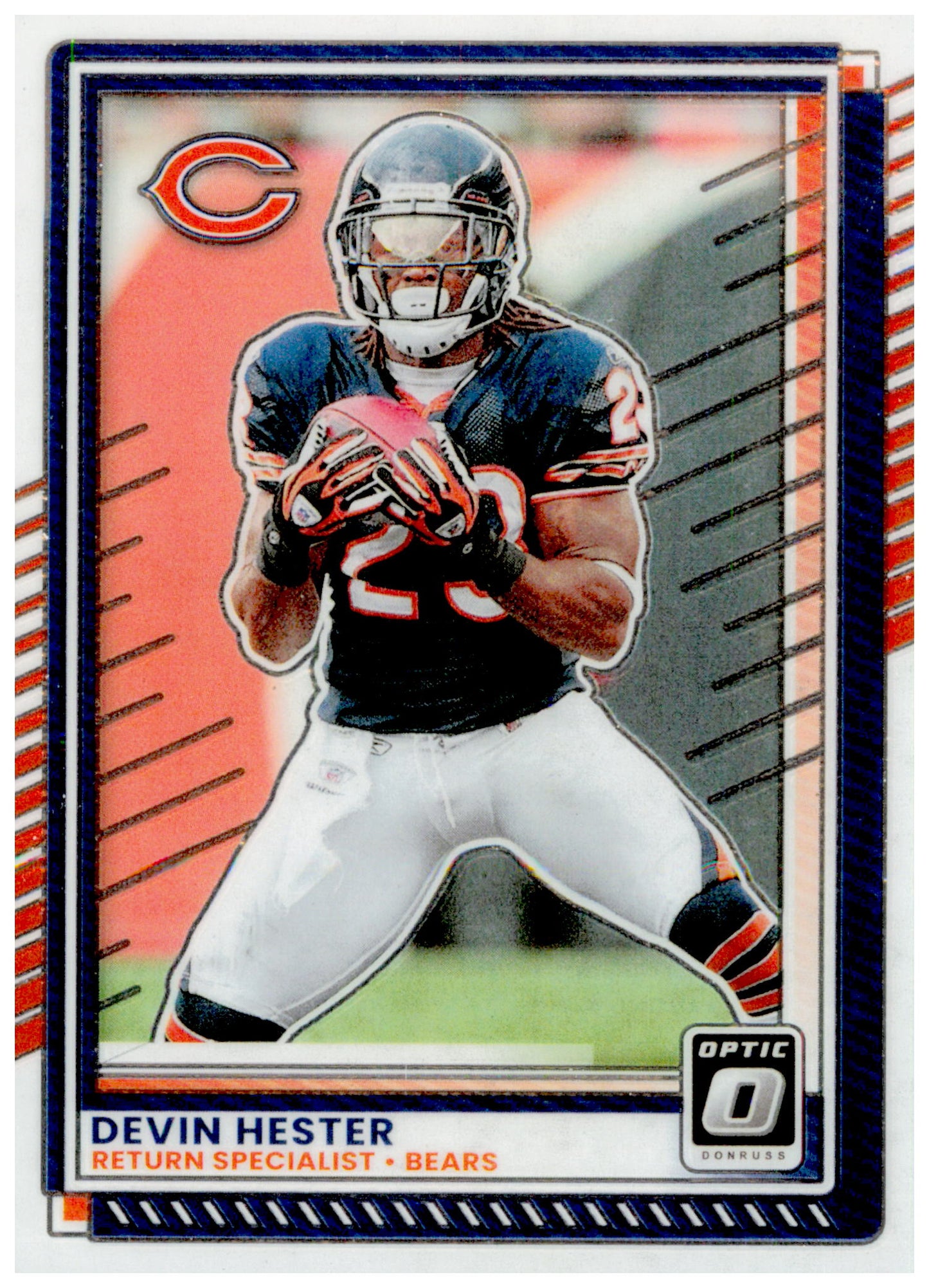 2025 Donruss Optic Devin Hester Card  Chicago Bears #43