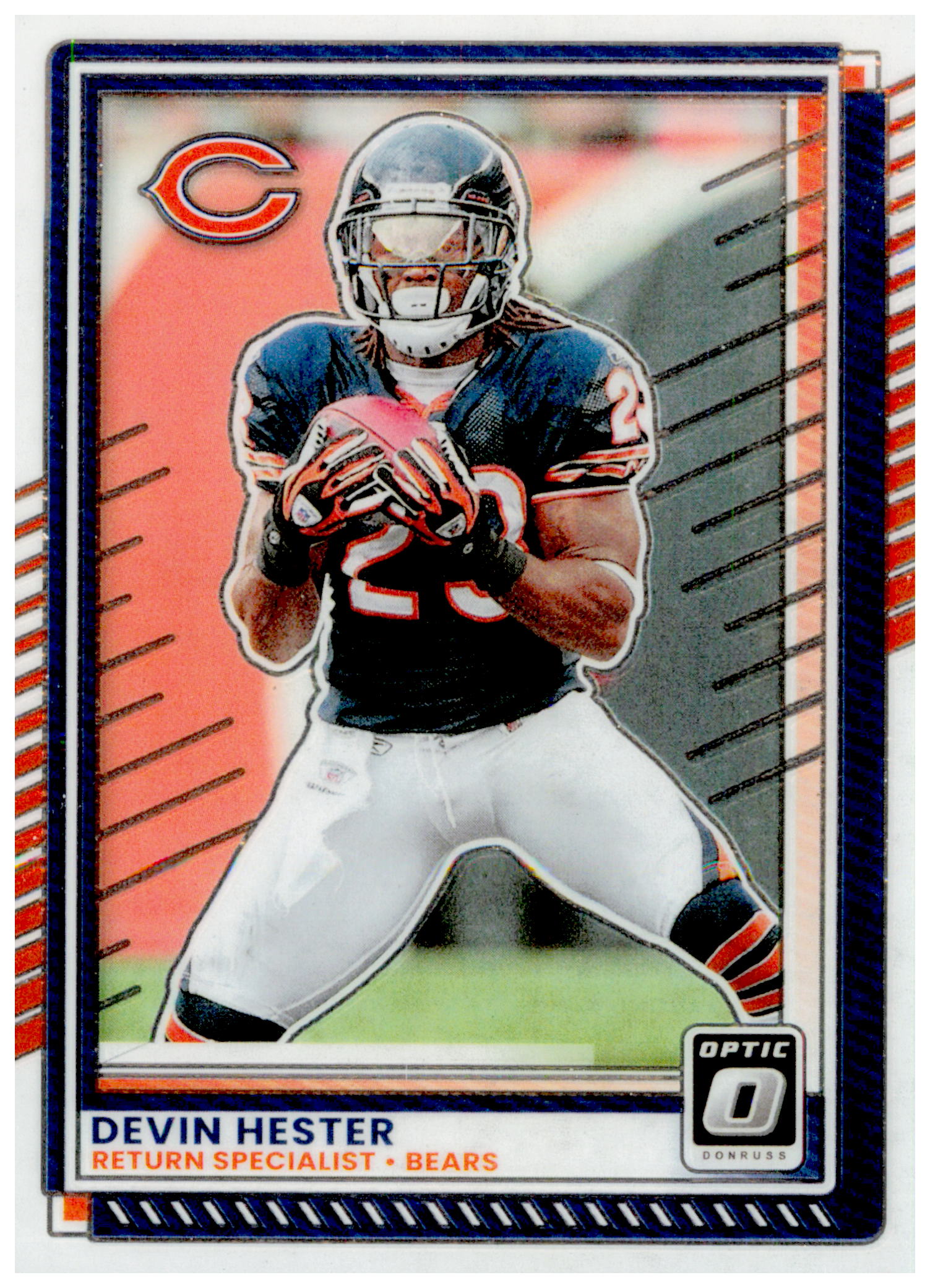 2025 Donruss Optic Devin Hester Card  Chicago Bears #43