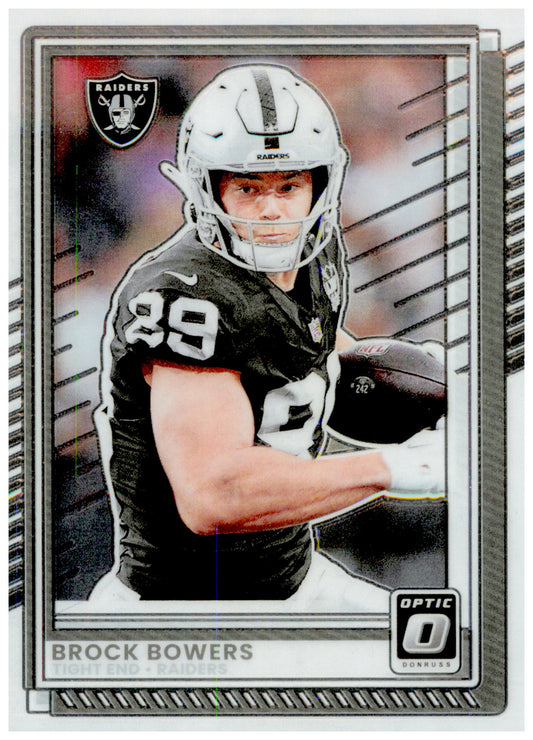 2025 Donruss Optic Brock Bowers Card Las Vegas Raiders #3