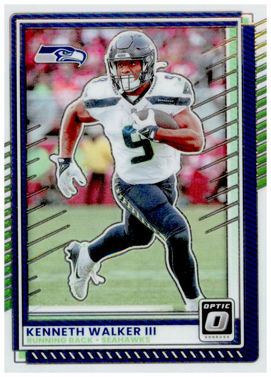 2025 Donruss Optic Kenneth Walker III Card Seattle Seahawks #133