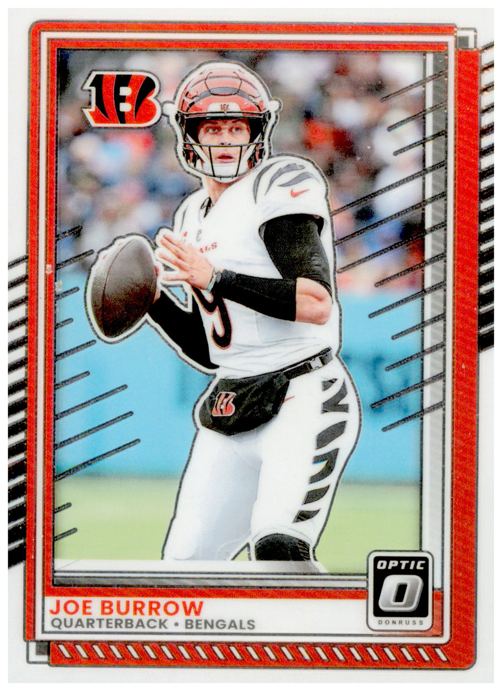 2025 Donruss Optic Joe Burrow Card Cincinnati Bengals #1