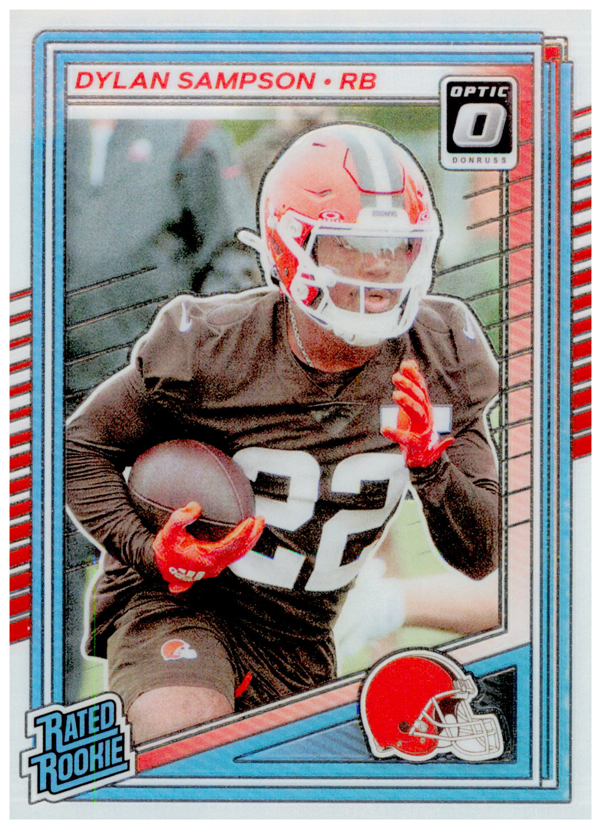 2025 Donruss Optic Dylan Sampson Card RC Cleveland Browns #238