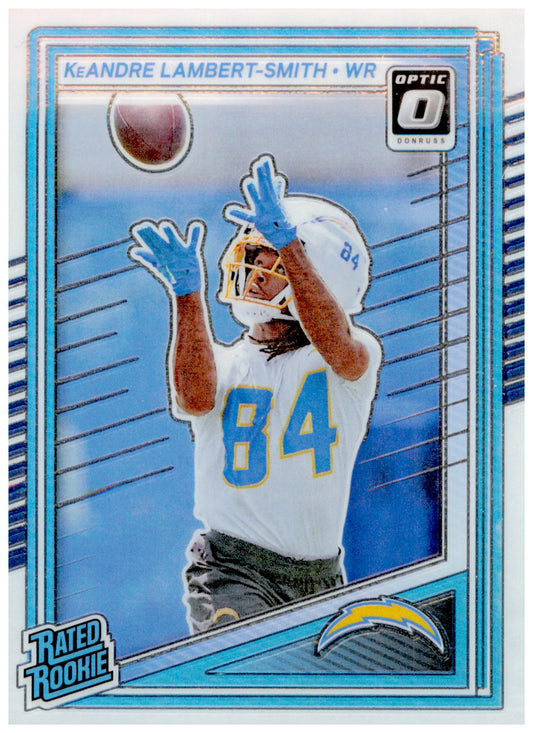2025 Donruss KeAndre Lambert-Smith Card RC Los Angeles Chargers #367