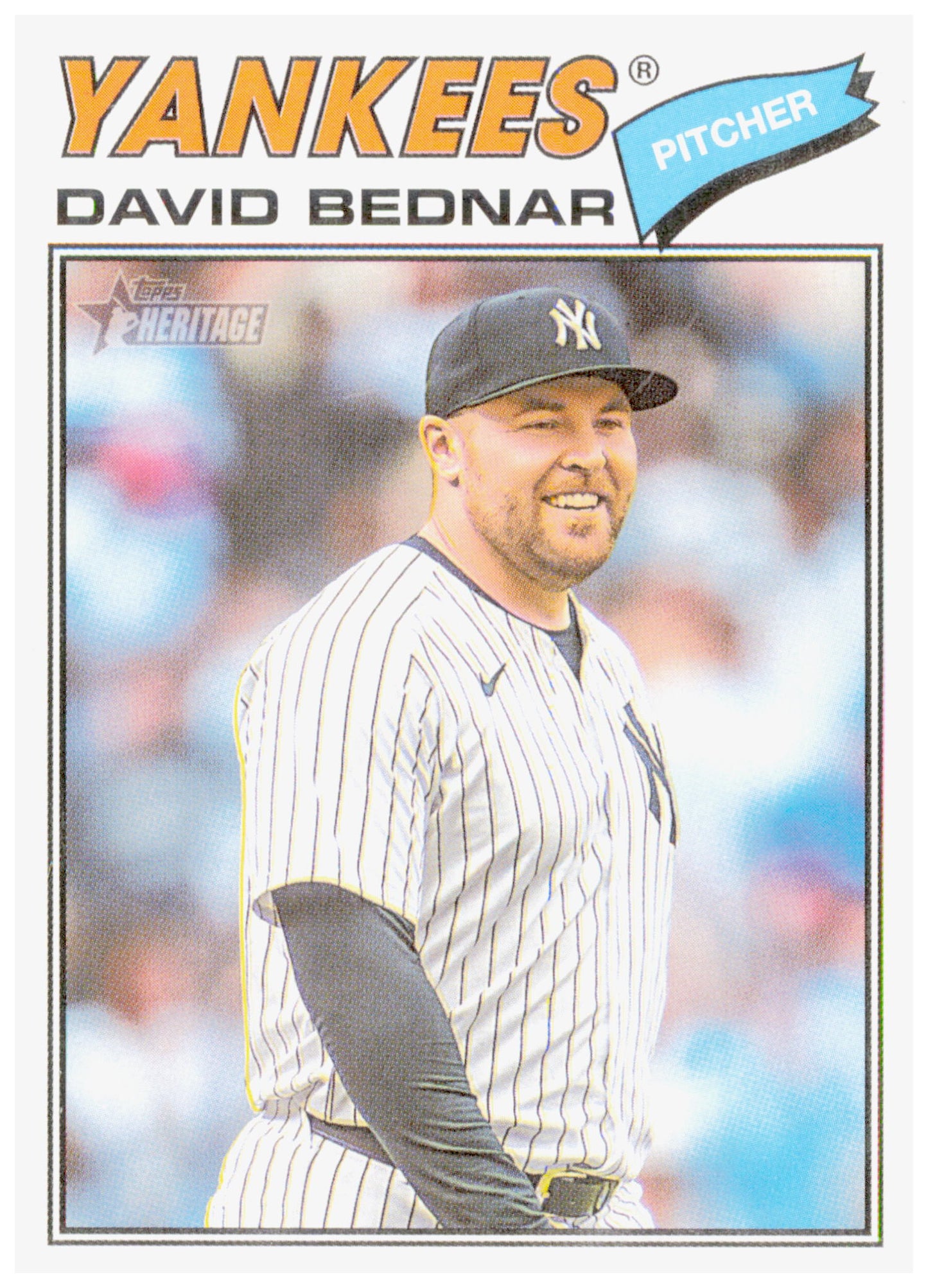 2026 Topps Heritage David Bednar Card New York Yankees #207