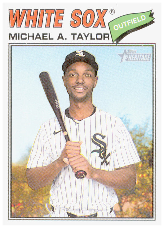 2026 Topps Heritage Michael A. Taylor Card Chicago White Sox #45