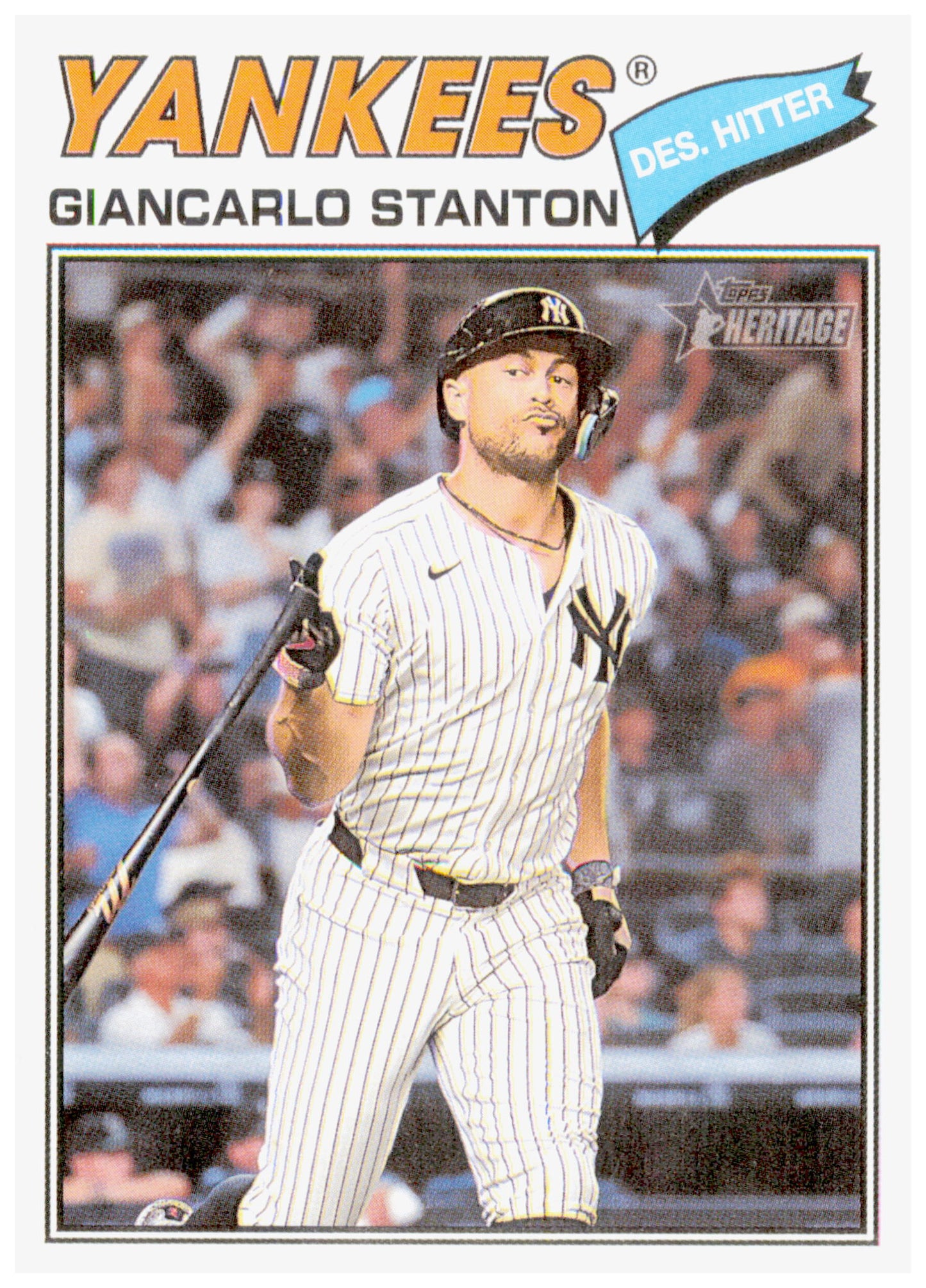 2026 Topps Heritage Giancarlo Stanton Card New York Yankees #250