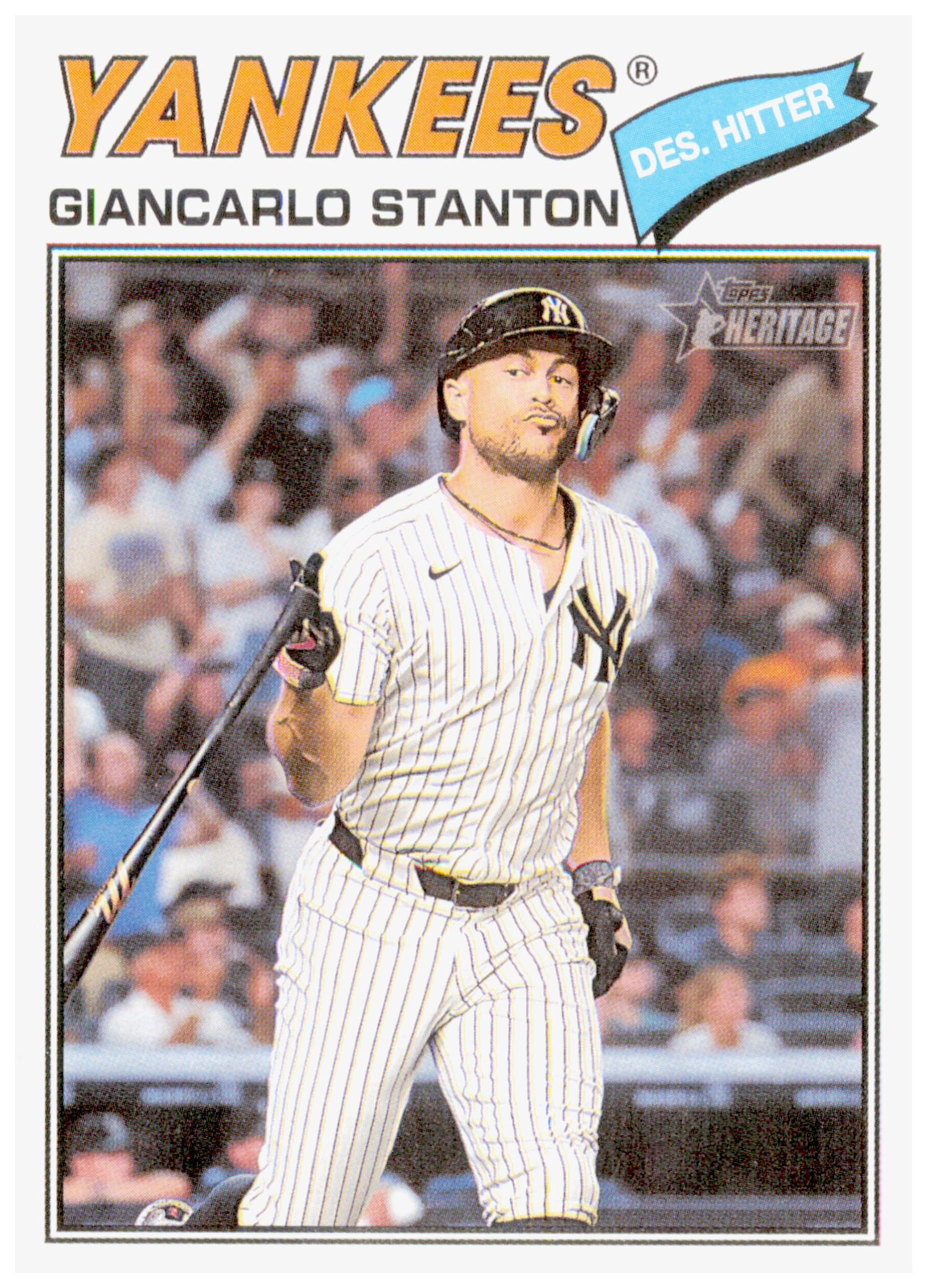 2026 Topps Heritage Giancarlo Stanton Card New York Yankees #250