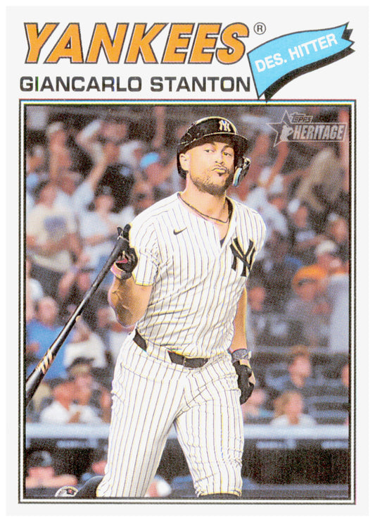 2026 Topps Heritage Giancarlo Stanton Card New York Yankees #250
