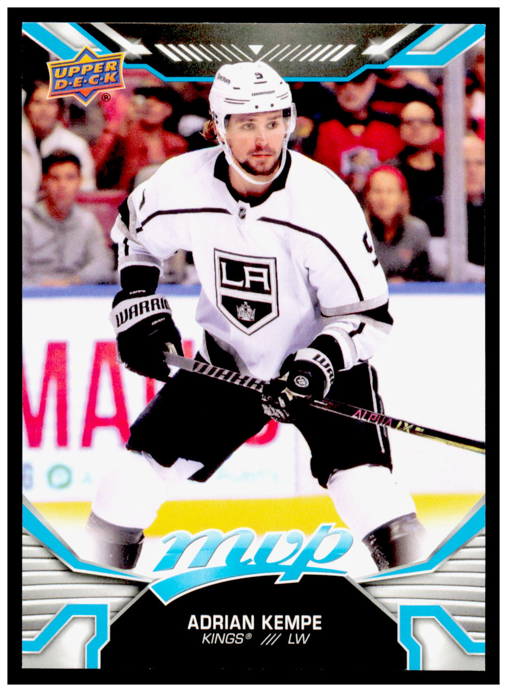 2022-23 Upper Deck MVP Adrian Kempe Card Ice Battles Gold Los Angeles Kings #131