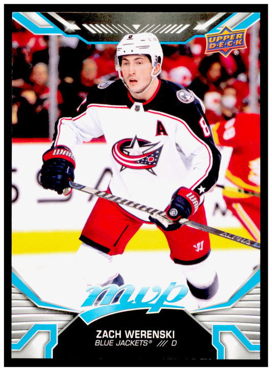 2022-23 Upper Deck MVP Zach Werenski Card Ice Battles Columbus Blue Jackets #146