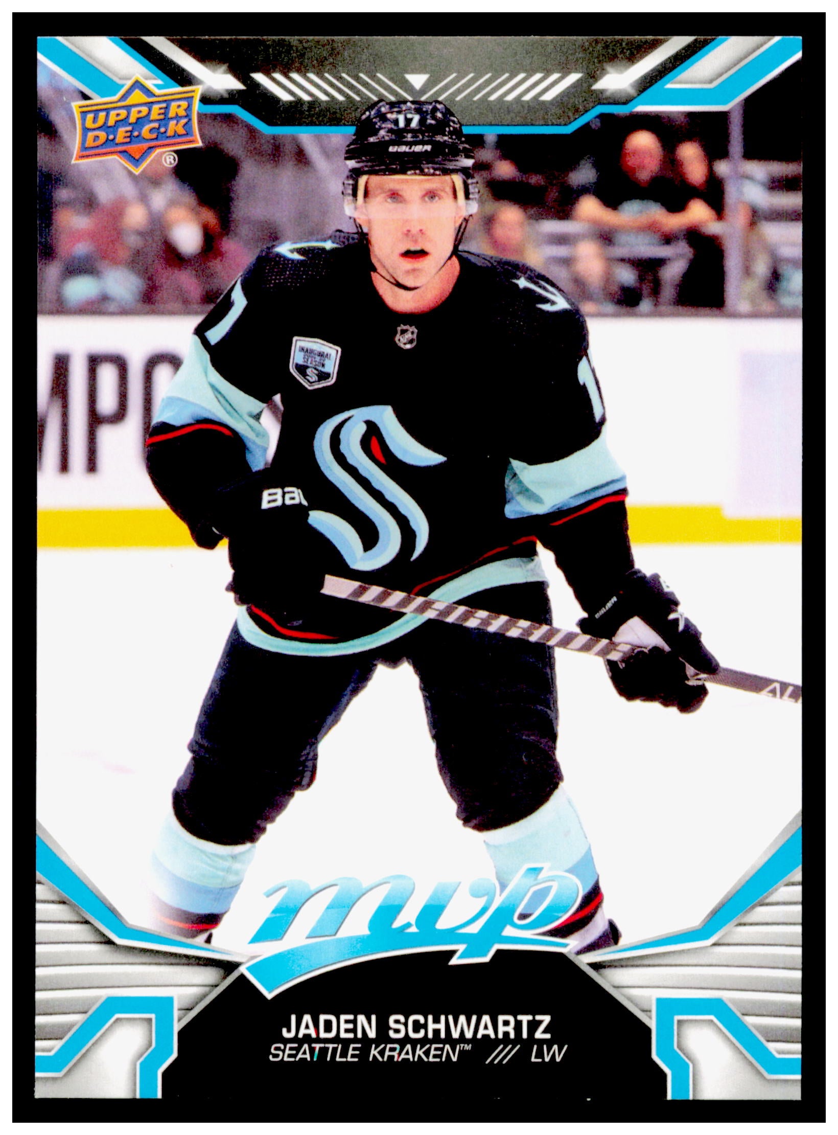 2022-23 Upper Deck MVP Jaden Schwartz Card Seattle Kraken #111