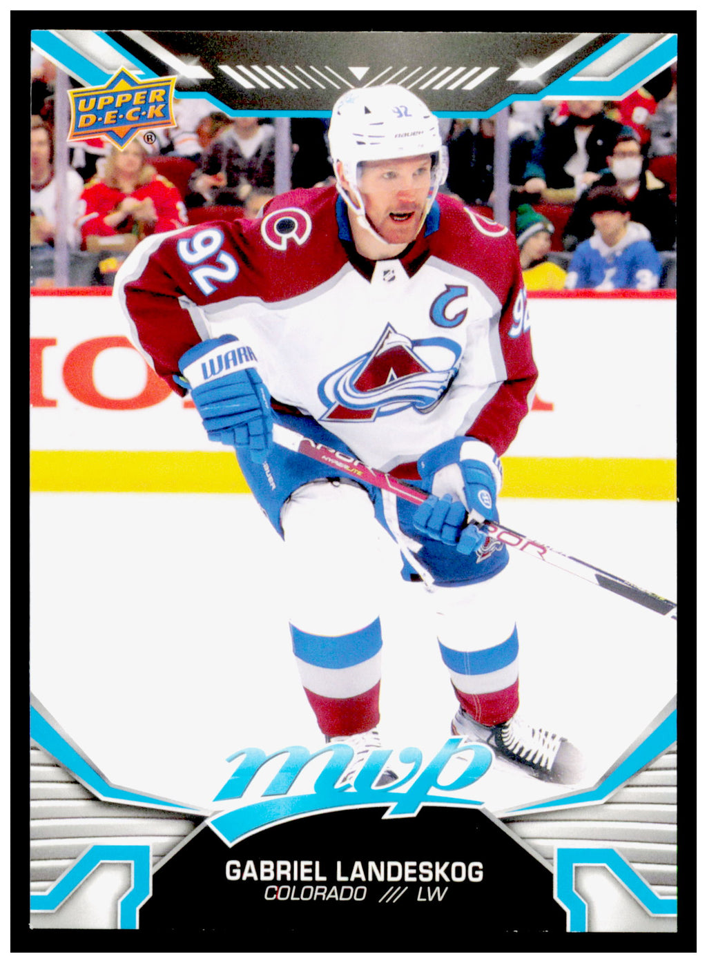 2022-23 Upper Deck MVP Gabriel Landeskog Card Colorado Avalanche #59
