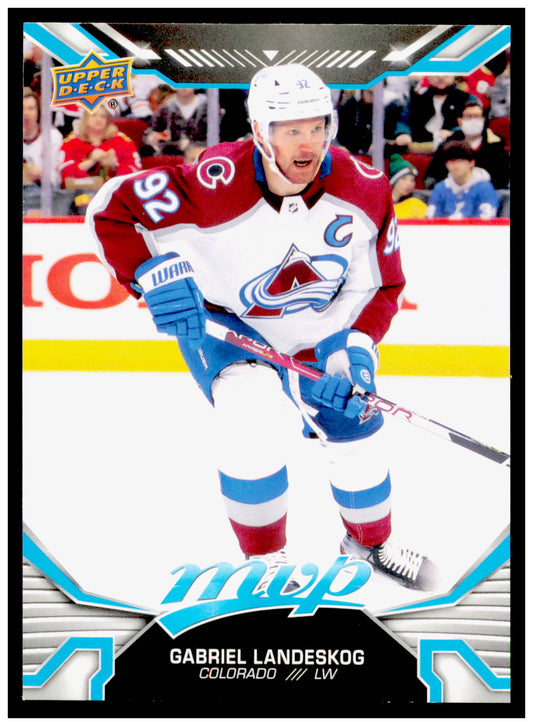 2022-23 Upper Deck MVP Gabriel Landeskog Card Colorado Avalanche #59
