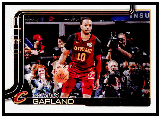 2025-26 Topps Darius Garland Card Rainbow Foilboard Cleveland Cavaliers #81