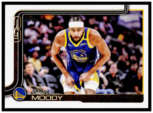 2025-26 Topps Moses Moody Card Golden State Warriors #140