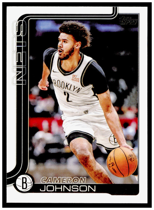 2025-26 Topps Cameron Johnson Card Brooklyn Nets #13